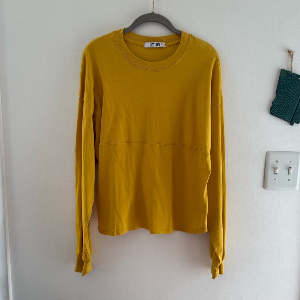 Letluv Gold Long Sleeve Women's Top